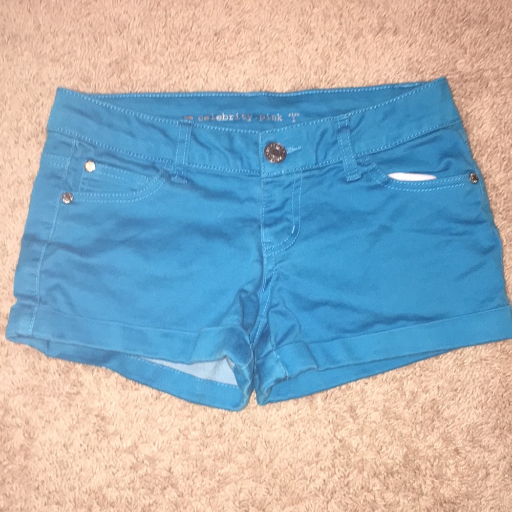 Blue jean shorts